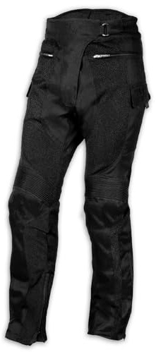 A-Pro Pantaloni Moto Jeans Mesh Tessuto Cordura Traforato Estivo Protezioni Donna 34