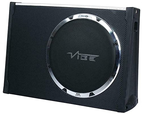 VIBE Subwoofer Enclosure 300W Black Air Compact Passive Bass BLACKAIRT12S