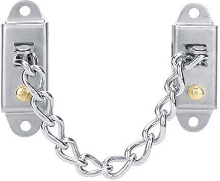 Chaîne de fenêtre en acier inoxydable - Entrebâilleur de porte de sécurité pour fenêtre ouverte plate - Meubles de maison