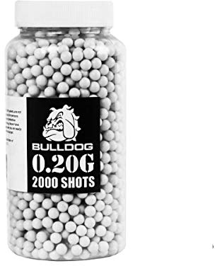 CFMOFFERS Airsoft BB Pellets 6mm Plastic Balls High Grade Paintball Smooth Shinny Highly Polished Shooting Pellets Yellow Whit 0.12g 0.20g 500/100/2000/5000