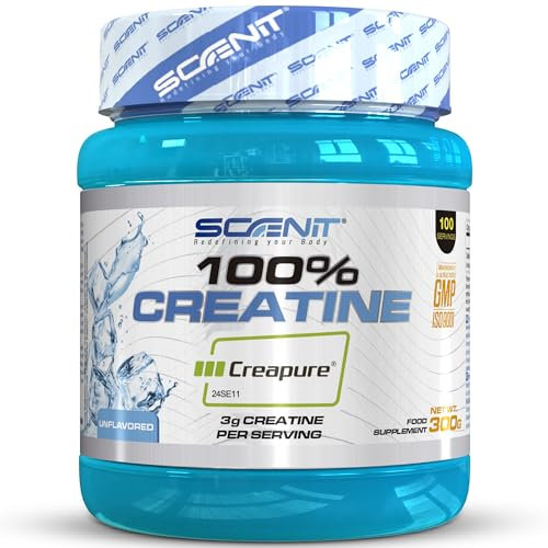 Creatina Creapure - 100% Creatine Creapure - 300 g - Creatina Monoidrata creapure - Creatina monoidrato creapure - Creapure Creatine - Creatina Micronizzata - Creatina Creapure Polvere (300 g)