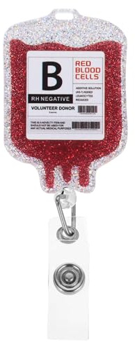SHINEOFI Doctor Supply Chest Card Clip Nursing Badge Holder Retractable Badge Holder