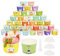 QIANAI Coppette Gelato Usa e Getta,Carta Coppette per Gelato, Coppe Gelato in Carta10 Modelli di disegno Usa E Getta Ciotole (35)