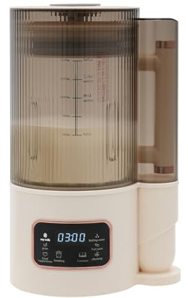 JAYEUW Produttore di latte di soia, 150W latte di soia, ad alte prestazioni 1500ML Blender, Frullatore elettrico, per noci cereali di soia, bevanda calda/fredda