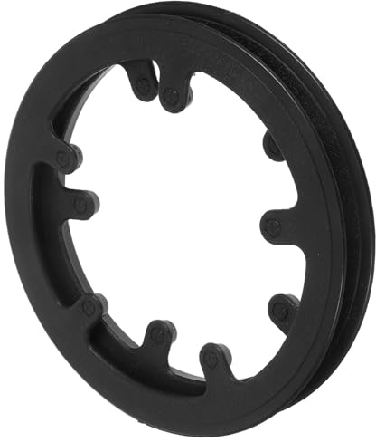 HOUDERCO Bike Chainring Guard with Easy Installation 2pcs Universal Fit Plastic Sprocket Protector Chain Covers for Mountain Biking and City Commuting