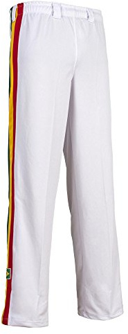 JLSPORT Autentiska brasilianska Capoeira Martial Arts herrbyxor (Jamaikanska, reggae)