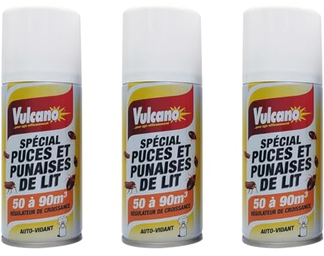x3 Fumigènes Anti Puces - Punaise de lit - Effet CHOC