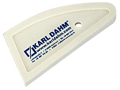 Karl Dahm Fugenspachtel 8 x 4 cm I Profi Fugenglätter für enge Platzverhältnisse & Sockelverfugungen I Glättspachtel für Silikon- & Acrylfugen – 10578