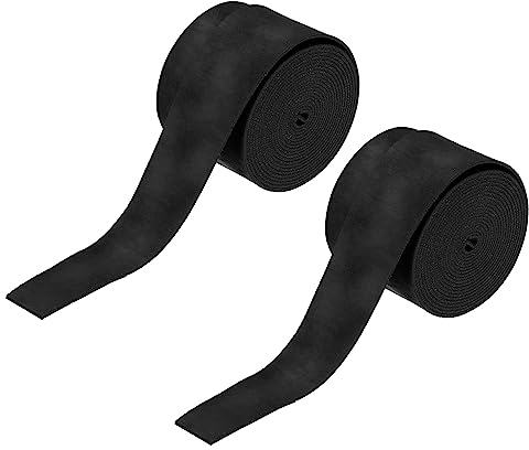 QUARKZMAN 2Stk Trommelstock Klebeband Schlagzeugstab Griffe Trommelstab Wicklung Rutschfest 27mm(1) Breite 1.1m für Trommel Schlagzeug Zubehör Schwarz