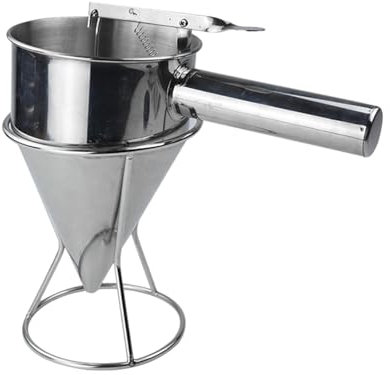 Folpus Dispenser per pastella SEL Roti Maker Dispenser a Imbuto Dispenser per Torta a Imbuto per Palline Takoyaki