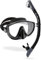 CRESSI Tino + Scilla Combo Black/Titanium - Kombiset Unisex Tino Maske und Schnorchel Scilla, Schwarz/Titan, Einheitsgröße