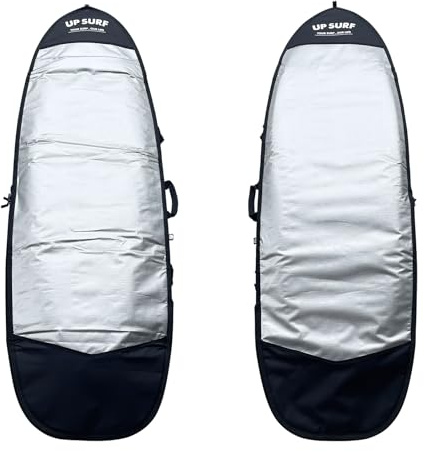 UP SURF Surfboard Bag, Daylight Bags for Fish/Hybrid Surfboards, for Size Fish/Hybrid board 5'4'', 5'8'',6'0'',6'4'',6'8'',Surfboard cover for Storage and Transport Surfboard (6’0‘’)