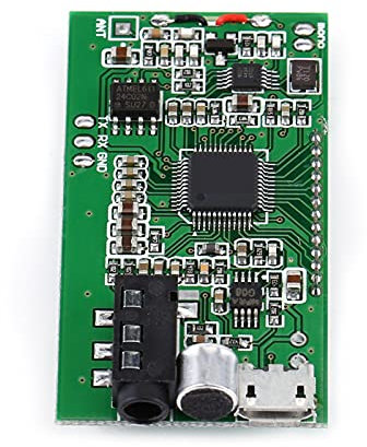 Akozon DSP & PLL, Transmisores FM Teléfono Inalámbrico Transmisor Estéreo Micrófono E 87 Módulo de 108MHz
