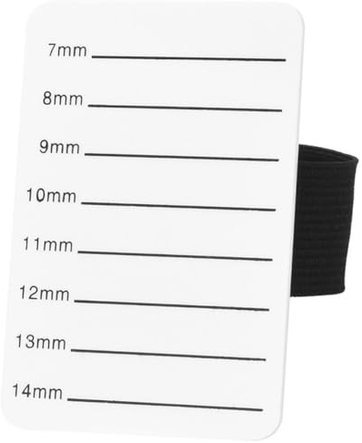 BELLIFFY Vassoio per Extension in Acrilico Bianco da 7-14mm Bordi Lisci per Domestico Individuale, Supporto per Selezionate Professionale