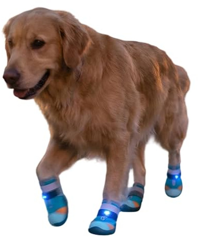 Zapatos para Perros de Exterior Suministros Transpirables Antideslizantes