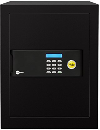 Yale YSB/400/EB1 Premium Office Safe, Insurance Approved, 22 mm Motorised Locking Bolts, LCD Screen, 38 Litre Capacity
