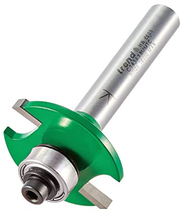 Trend CraftPro Slotting Router Cutter, 8mm Shank, 31.8mm Diameter, 3mm Cut Depth, Tungsten Carbide Tipped, C143AX8MMTC
