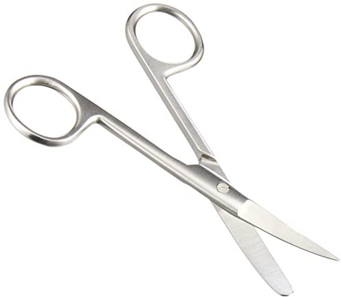 GIMA Ciseaux Courbes - Bouts Ronds Pointus - 11.5 Cm