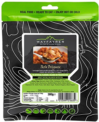 Wayfayrer Ration Packs - 6 Pack - 300g - Wayfarer Meals - Expedition, Hiking, Survival & Camping Food - Emergency Food Rations Long Life for 3 Years - Official DOFE Food - Boil in The Bag Meals