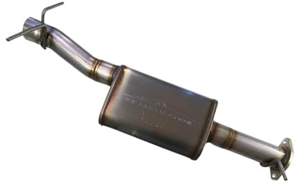 B2 Fabrication Performance Muffler for Ram 1500 (2019-2024) 5.7L Hemi 3.6L V6 - Moderate Sound 18-Inch 409 Stainless Steel Direct Fit