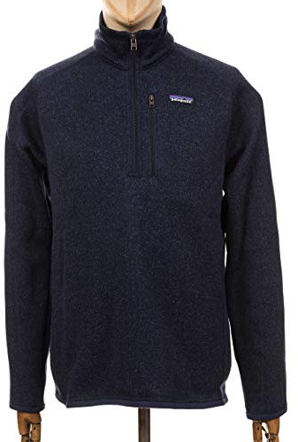 PATAGONIA M's Better Sweater 1/4 Zip, Pile ad alte prestazioni Uomo, New Navy, S