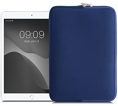 kwmobile Tablet Hülle kompatibel mit 9,7-11 Tablet - Universal Neopren Tasche Cover Case - Schutzhülle Sleeve in Dunkelblau