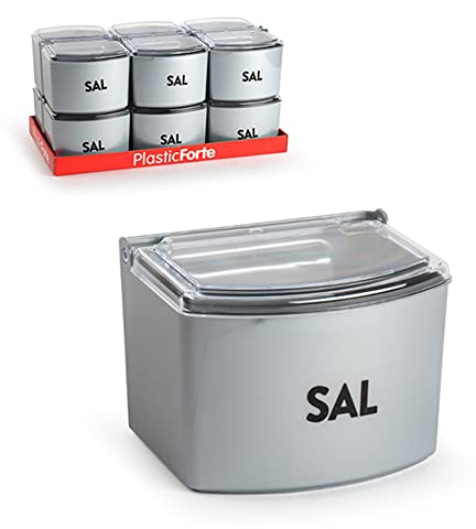 Salero con tapa plata