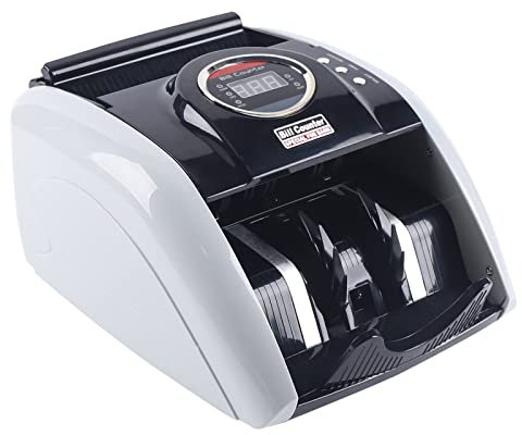 GeldzäHlmaschine GeldscheinzäHler BanknotenzäHler Uv Mg GeldzäHler Geldtester Led-Anzeige GeldscheinprüFer BanknotenzäHle Geld ZäHlen Maschine Money Counter für Papiergeld nicht für Plastikgeld