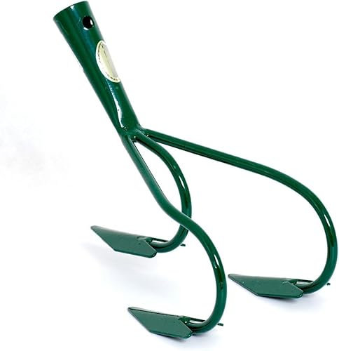 pokm toolsmarket – 3-Zinken Handgrubber/Gartenhacke/Gartenkralle/Kultivator – Robuste Bodenhacke zur Bodenlockerung & Unkrautentfernung, ohne Stiel, Hergestellt in der EU