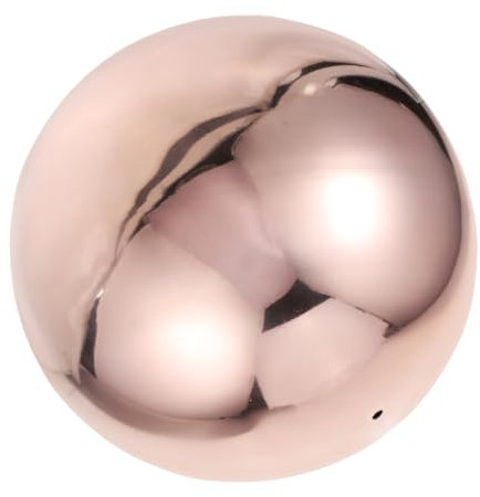 Toyvian Sphères Réfléchissantes D'Extérieur Globe Décoratif Boule Décorative pour Jardin Intérieur Pelouse Géant Rond Pièce Maîtresse Extérieure Rose en Acier Inoxydable