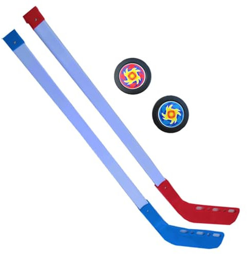GjnjfdF Eishockey Schläger Kinder Set Hockeyschläger Set Eishockeyschläger Für Kinder 70cm Hockeyschläger Mit Bällen Für Erwachsene Kleinkind Indoor Outdoor Sportarten