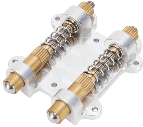 POENVFPO Elektrisk Gitarr Tremolo Bridge Arming Adjuster, Mässingsstabilisatorstopp för Floyd Rose, Gotoh, Ibanez med 6 Skruvar, Kompletta Tillbehör
