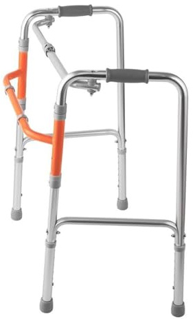 Andador Andador plegable for personas mayores, adultos y personas con discapacidad. Ayuda básica for caminar con patas ajustables. Andadores ligeros de aluminio.
