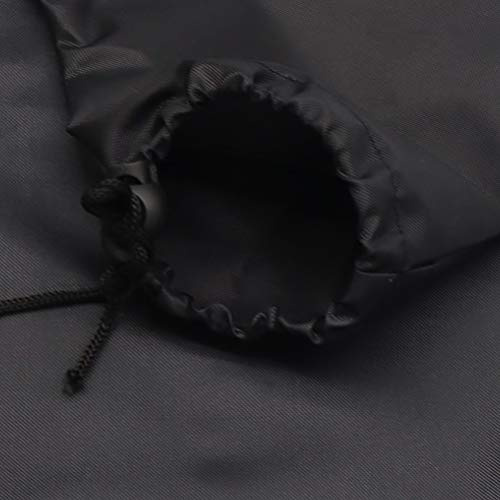 Qcwwy Sac Sous Vide Universel pour Souffleur de Feuilles, Tissu Oxford 420D Robuste, Facile à Vider, Fermeture éclair, Grande capacité pour le Nettoyage de la Pelouse, Fournitures de Jardinage (BLACK)