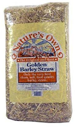 Natures Own - Golden Barley Straw Large 2kg