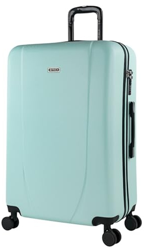 ITACA - Maletas Grandes De Viaje Rígidas Ligeras con 4 Doble Rueda 360° Maleta Grande 23 Kilos Alta Resistencia Maleta XL Duradera, Verde Menta