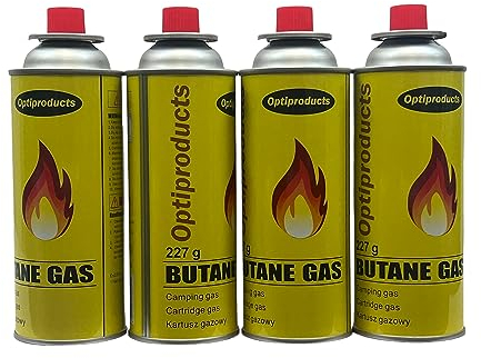 Easy Shopping® Butane Gas Canister Bottles Camping Stove Heater Cooker Blowtorch Portable Burner Weed Wand BBQ (4)