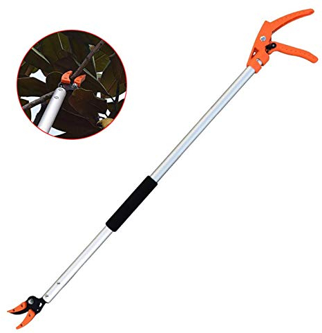 Gartenschere Mit Langem Griff | Gartenschere Mit Großer Reichweite | Gartenwerkzeug-Astscheren | Hochentaster Zum Baumschneiden Für Garten, Obstpflücken | Rasiermesserscharf Und Stark Mehrfarbig