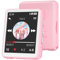 MP3 Player with Bluetooth 5.4, 128GB Portable Music Player with 2.4” Full Touch Screen Built-in Speaker, FM Radio, Recorder, Supports MicroSD up to 128GB, Great for Kids and Sports (Pink)