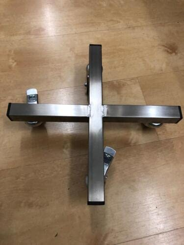 Pflanzenroller X-VR200 Metall bis 200kg Rolli Blumenroller Untersetzer Indoor Outdoor (VA30-450x450mm)