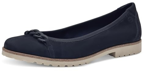 Tamaris Femme Damen 1-22125-42 Ballerinas, Bleu Marine, 36 EU