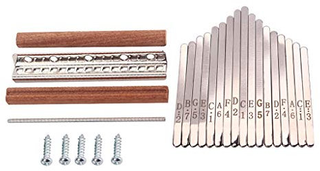Deger 1 Satz Kalimba Mbira DIY 17 Tasten mit Daumen Piano BrüCke Musik Instrument Teile für Geigenbauer Hersteller für Musik Liebhaber