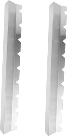 CAXUSD Support à Brochettes Argenté Support Stable et Acier Inoxydable Design sans Contact pour Barbecue pour Grillades en Plein Air