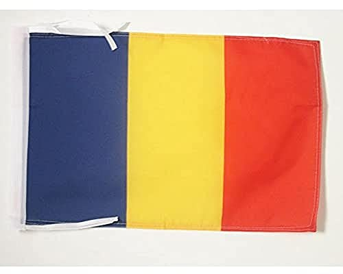 AZ FLAG - Flagge Rumänien - 45x30 cm Mit Kordel - Rumänische Fahne 30 x 45 Cm - Flaggen