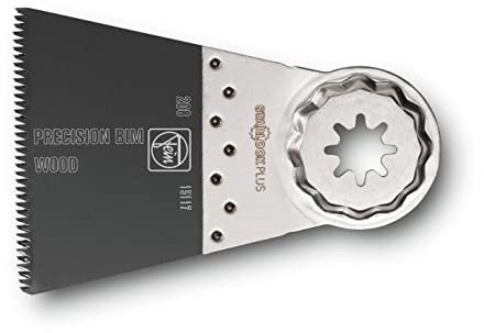 FEIN E-Cut precisión P HCS, Set 1 hoja de sierra, Ancho 65 mm, Longitud 50 mm, Alojamiento Starlock Plus, Dentado Japan de doble hilera