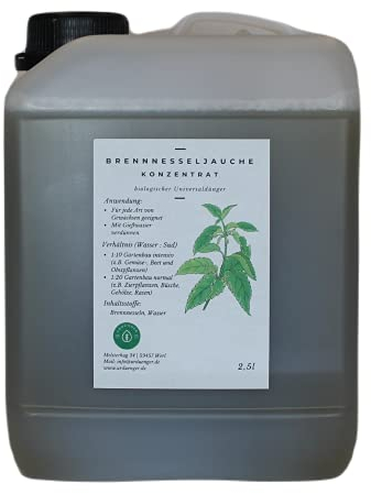 Urdünger Brennnesseljauche Konzentrat Bio 2,5 Liter Brennesseljauche biologischer Universaldünger