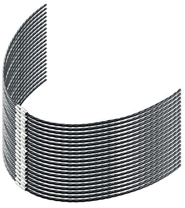 20 pieces F016800431 Replacement Trimmer Line for Bosch AFS 23 to 37 brush cutters, 37cm × 3.5mm each