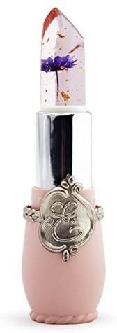PULABO Beauty Bright Flower Crystal Jelly Lipstick Magische Temperaturänderung Farbe Lippenbalsam Make-up Lila langlebig
