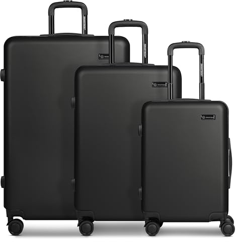Smartbox set valigie rigide 3 pezzi trolley cabina media grande 4 ruote girevoli leggere e resistenti Edition 05
