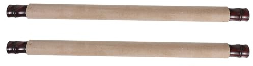 BELLIFFY 2pezzi Bacchette in Legno per Calligrafia e Pittura con Testa Asta, Accessori per Montaggio Conveniente di Dipinti e Poster, Design Elegante per Uso Domestico